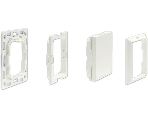 Shelly BLU Wall Switch 4 Adapter Legrand weiß