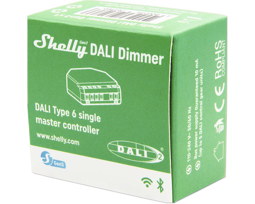 Shelly DALI Dimmer Gen3x1 Verpackung