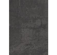 Nahaufnahme einer dunkelgrauen Bodenfliese mit strukturierter Oberfläche