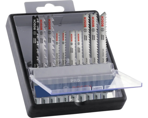 Bosch Stichsägeblatt Set in geöffneter Aufbewahrungsbox