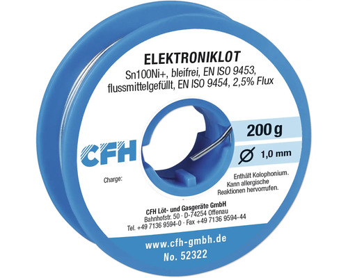 Elektroniklot CFH EL 322 bleifrei 200g