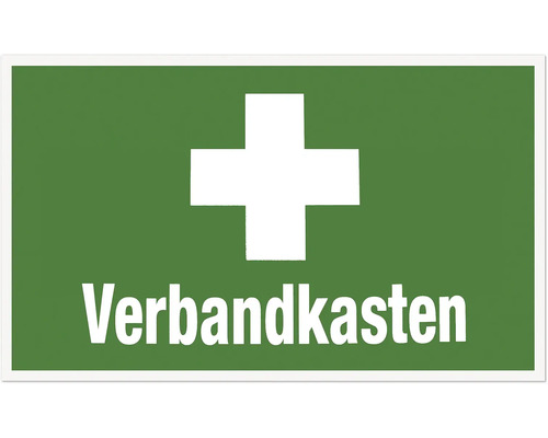 Hinweisschild "Verbandkasten" 120x250 mm