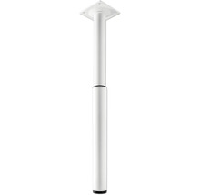 Tischbein Moov rund Ø30 mm höhenverstellbar 210-350 mm weiß