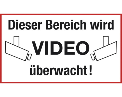 Hinweisschild "Videoüberwachung" 200x300 mm