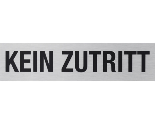 Klebeschild "Kein Zutritt" 160x40 mm