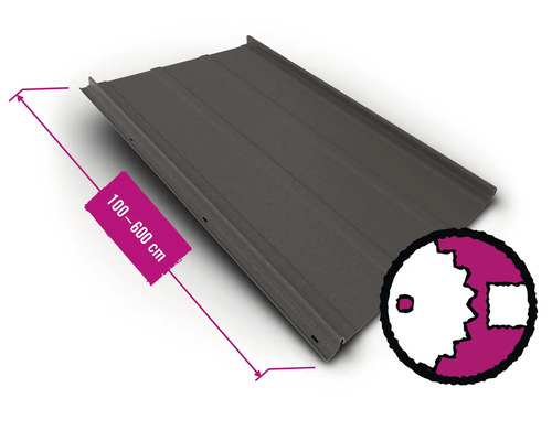 Trapezblech mit einer Länge von 100 bis 600 Zentimeter