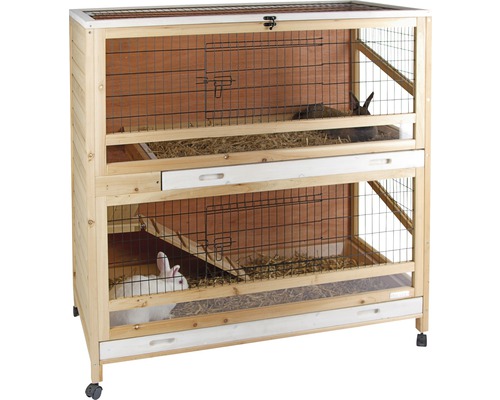 Tragbarer Hamsterkäfig 27,9 Cm – Mit Futternapf & Wasserflasche, Ideal Für Kurzreisen, Tierarztbesuche Oder Als Auslaufgehege