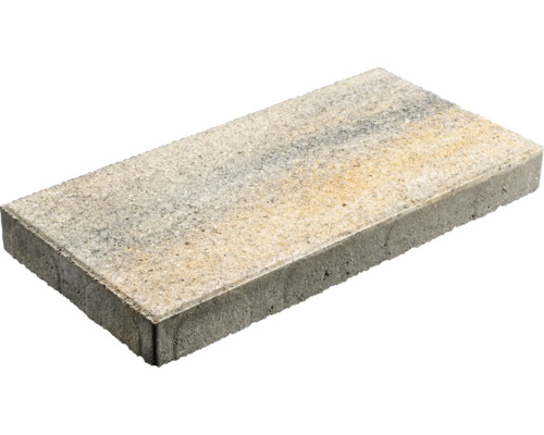 Beton Terrassenplatte Crescendo Trend luna-muschelkalk 50 cm x 25 cm x 5 cm Pflasterstein aus Beton