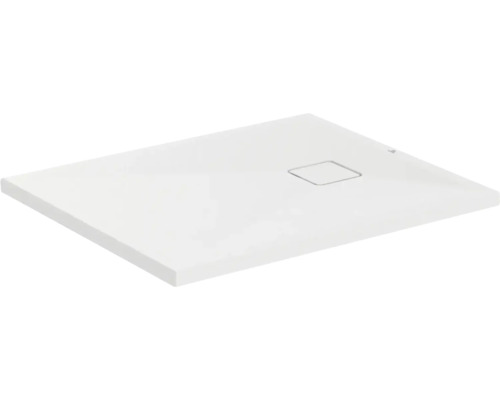 Quadratische Duschwanne aus Acryl mit Ablaufgarnitur