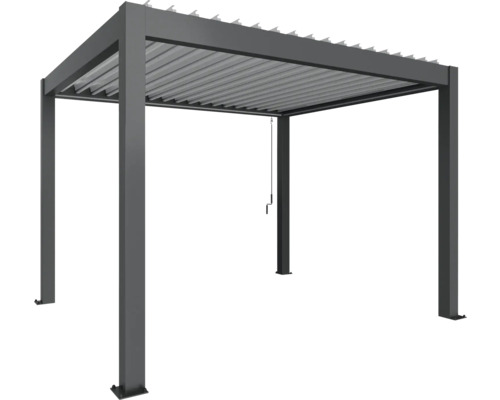 Freistehende Pergola mit Lamellendach