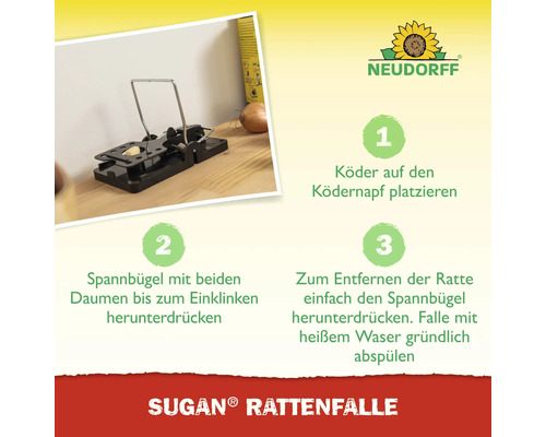 Sugan Rattenfalle und Anweisungen zur Verwendung