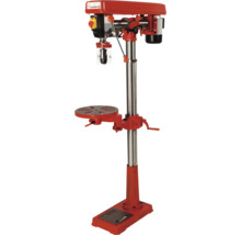 Standbohrmaschine in roter Ausführung