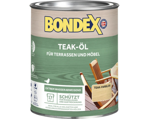 Bondex Teak Öl für Terrassen und Möbel