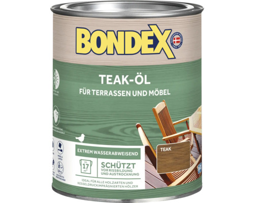Bondex Teak Öl für Terrassen und Möbel