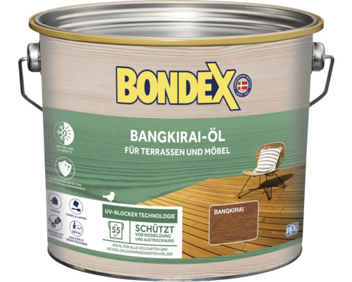 Eimer Bondex Bangkirai-Öl für Terrassen und Möbel