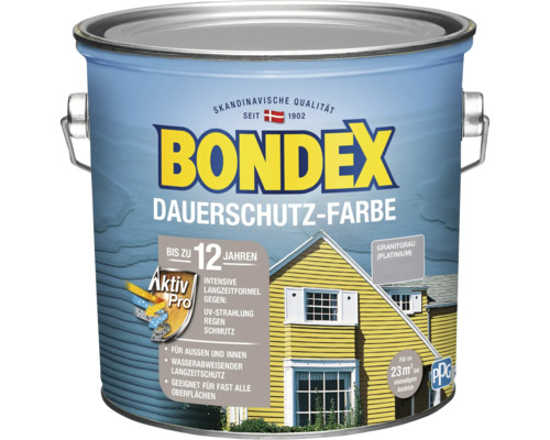 Farbeimer Bondex Dauerschutz-Farbe Granitgrau