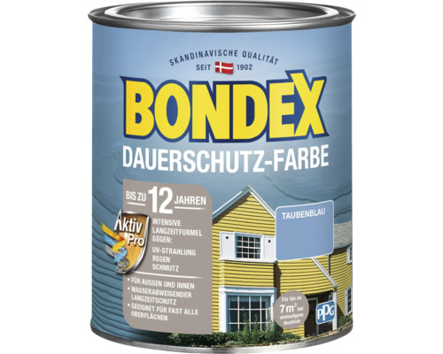 Bondex Dauerschutz-Farbe für Außen- und Innenbereiche in einer Dose