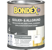 Bondex Isolier- und Allgrund Farbe für Holz, Eisen, Stahl, Aluminium, Zink und Kunststoffoberflächen im Farbtone Weiss