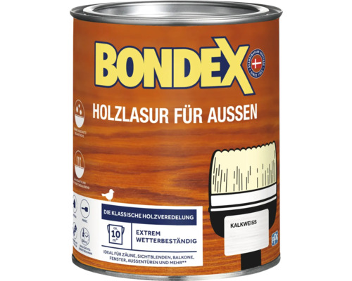 Holzlasur für Außen von Bondex im Metalleimer