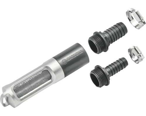 GARDENA Saugfilter mit Rückflussstop Gardena Ansaugfilter mit Anschlussstücken und Schlauchschellen