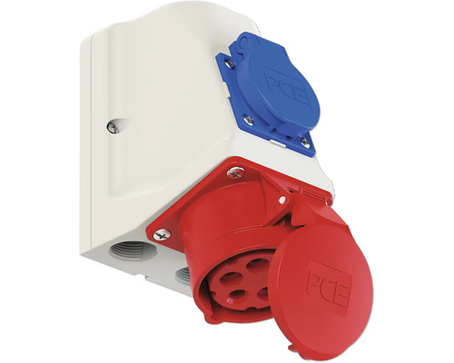 Aufputz Steckdose mit CEE Stecker