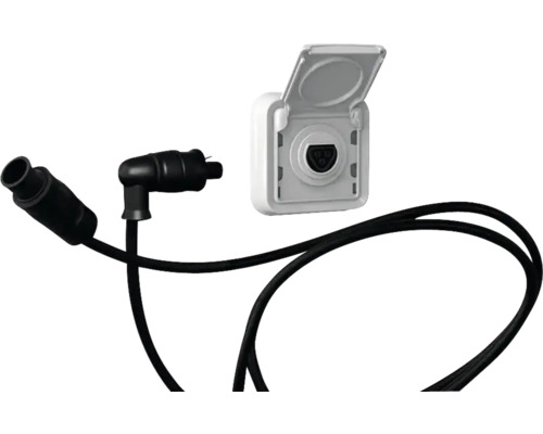 Außensteckdose mit Kabel und Stecker