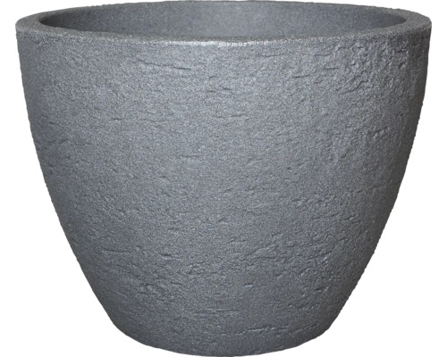 Pflanztopf geli Stone Kunststoff Ø 50 H 38 cm grau