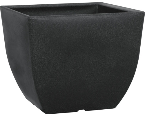 Pflanztopf geli Ravenna Kunststoff 50x50x42,5 cm anthrazit Schwarzer, quadratischer Pflanztopf