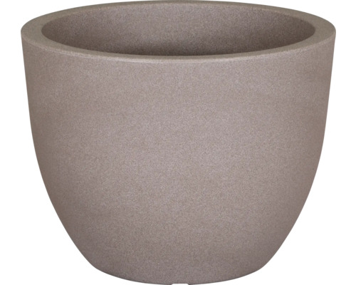 Pflanztopf geli Rimini Kunststoff Ø 50 H 38,5 cm taupe