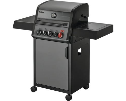 Gasgrill Enders HYDE 3 SIKR Turbo mit 800 °C Hochleistungshitzezone, SWITCH GRID™, Infrarot-Backburner und Seitenkocher