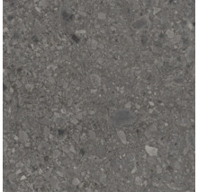 Nahaufnahme einer grauen Terrazzo-Fliese