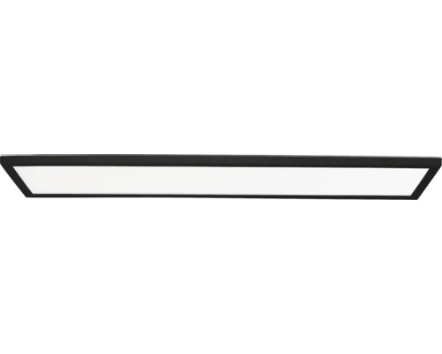 Rechteckige Deckenleuchte mit schwarzem Rahmen