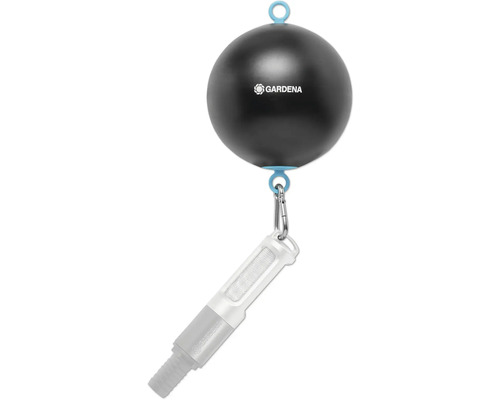 Gardena Logo Kugel mit Gartenschlauchanschluss