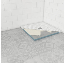 Befliesbares Duschelement Aurlane Showerplate 90 x 90 x 4 cm grau matt FAC037