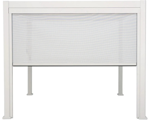 Pergola mit Sichtschutzrollo