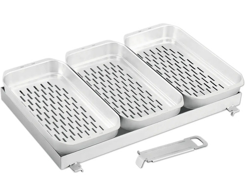 Enders Edelstahl Pfanne + Körbe Set