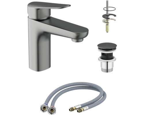 Waschtischarmatur mit Zubehör zur Installation