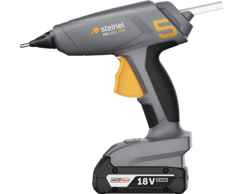 Steinel Akku Heißklebepistole MG 5011 AMP mit 18 Volt Akku