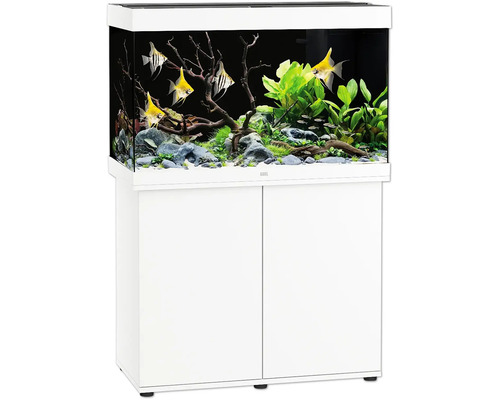 Aquariumkombination JUWEL Rio 290 SBX mit LED-Beleuchtung, Heizer, Filter und Unterschrank weiß ca. 101 x 51 x 146 cm, ca. 290 L