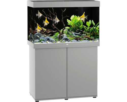 Aquariumkombination JUWEL Rio 290 SBX mit LED-Beleuchtung, Heizer, Filter und Unterschrank grau, ca. 101 x 51 x 146 cm, ca. 290 L