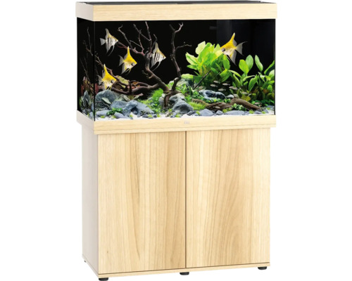 Aquariumkombination JUWEL Rio 290 SBX mit LED-Beleuchtung, Heizer, Filter und Unterschrank helles Holz, ca. 101 x 51 x 146 cm, ca. 290 L