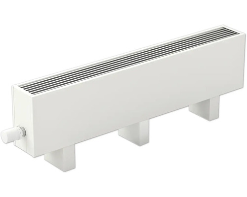 Licon Heat Standkonvektor KORALINE Optimal LKO H 400 x L 2600 x T 180 mm weiß Flachheizkörper mit Thermostat und Konvektor