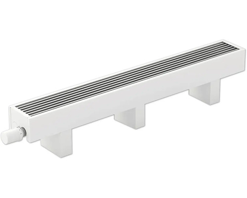 Licon Heat Standkonvektor KORALINE Optimal LKO H 330 x L 2800 x T 180 mm weiß Heizkörper mit horizontalen Lamellen und Thermostat