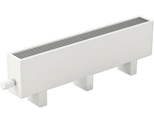 Licon Heat Standkonvektor KORALINE Optimal LKO H 500 x L 2800 x T 230 mm weiß Flachheizkörper mit Thermostat und Standfüßen