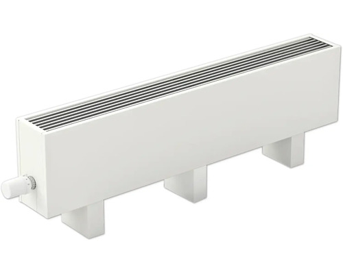 Licon Heat Standkonvektor KORALINE Optimal LKO H 400 x L 3000 x T 180 mm weiß Flachheizkörper mit Thermostatventil und Konvektionslamellen