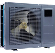 Klimaanlage Außeneinheit mit Ventilator und Gitter