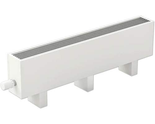 Licon Heat Standkonvektor KORALINE Optimal LKO H 500 x L 3000 x T 80 mm weiß Heizkörper mit Thermostatventil zur Raumheizung