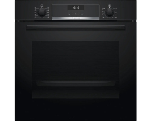Bosch Einbaubackofen mit Digitalanzeige und Drehknöpfen