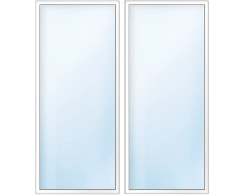 ARON Basic+ Kunststofffenster 2 Flügelig (Dreh-Kipp/Dreh-Kipp) mit festem Pfosten 155x195 cm RAL 9016 verkehrsweiß (Förderfähig) ARON Basic+ Kunststofffenster 2 Flügelig (Dreh-Kipp/Dreh-Kipp) mit festem Pfosten 155x195 cm RAL 9016 verkehrsweiß (Förderfähig)