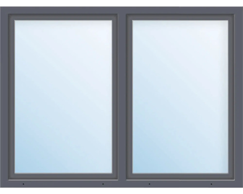 ARON Basic+ Kunststofffenster 2 Flügelig (Dreh/Dreh-Kipp) mit beweglichem Pfosten (Stulp) 110x95 cm RAL 7016 anthrazitgrau (Förderfähig) ARON Basic+ Kunststofffenster 2 Flügelig (Dreh/Dreh-Kipp) mit beweglichem Pfosten (Stulp) 110x95 cm RAL 7016 anthrazitgrau (Förderfähig)